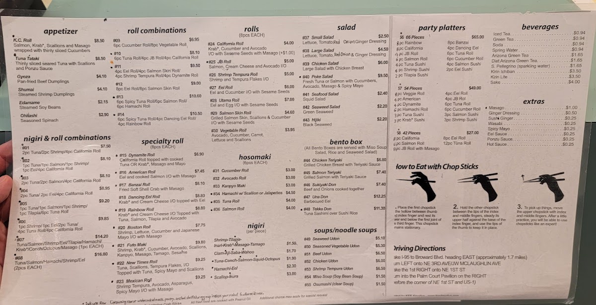 Sushi-One Menu - Image 3